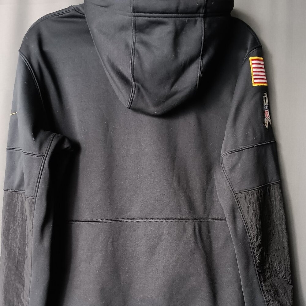 Nike Dallas Cowboys Hoodie Men Medium Black Green Camo Salute Service On Field - Picture 8 of 8